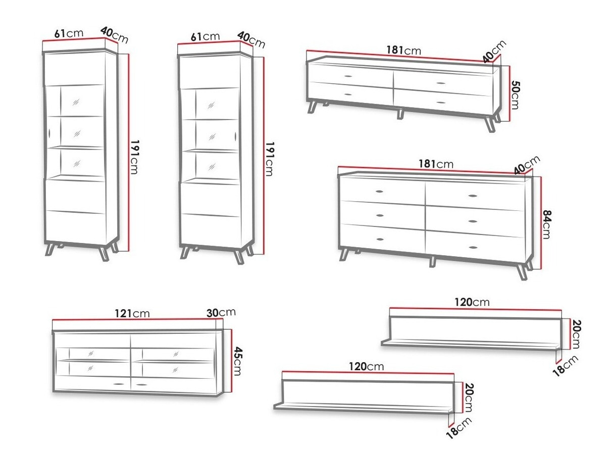 Set za dnevnu sobu Talsere 112