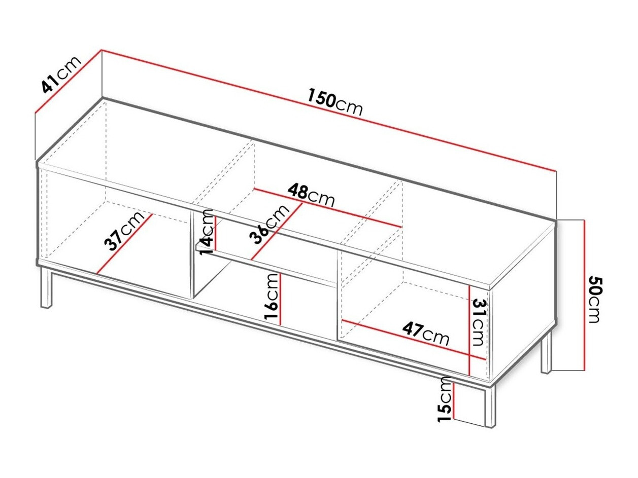 TV komoda Lomsore 101 (Belo)