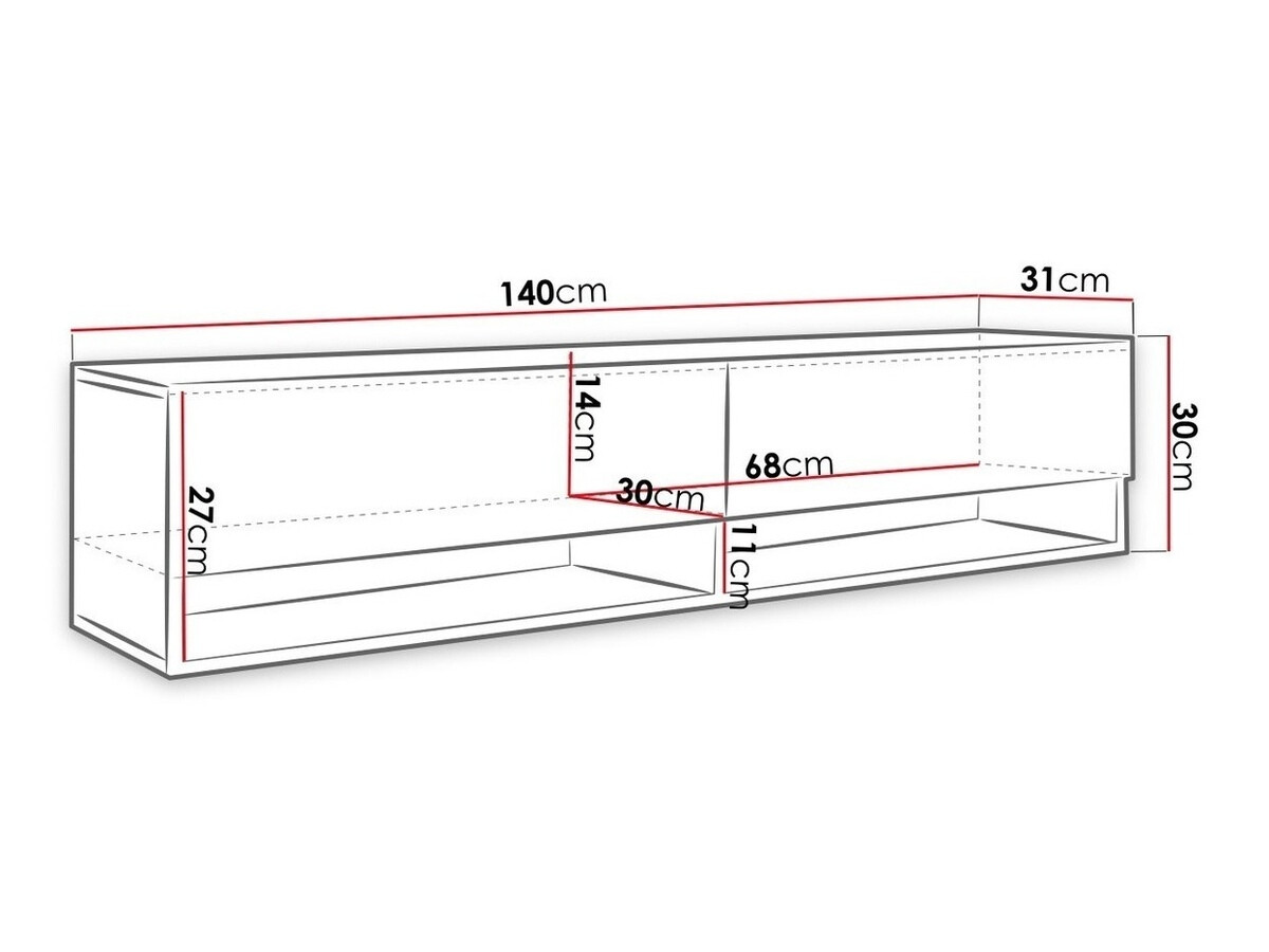 TV sto Sarasota 118 (Вотан храст)