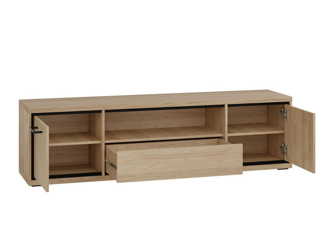 Set za dnevnu sobu Etrmoni 118 (Svetlo drvo + Hrast)