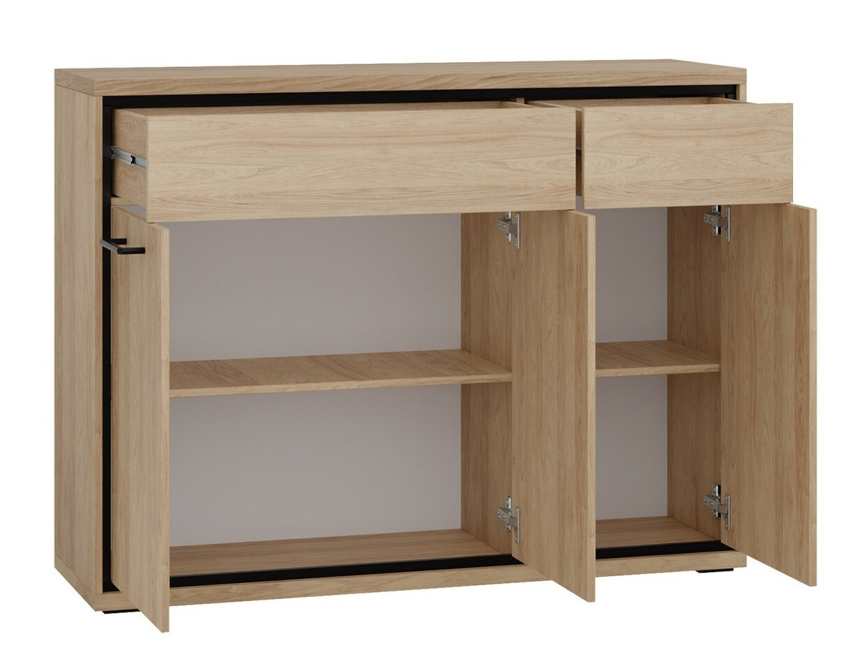 Set za dnevnu sobu Etrmoni 118 (Svetlo drvo + Hrast)