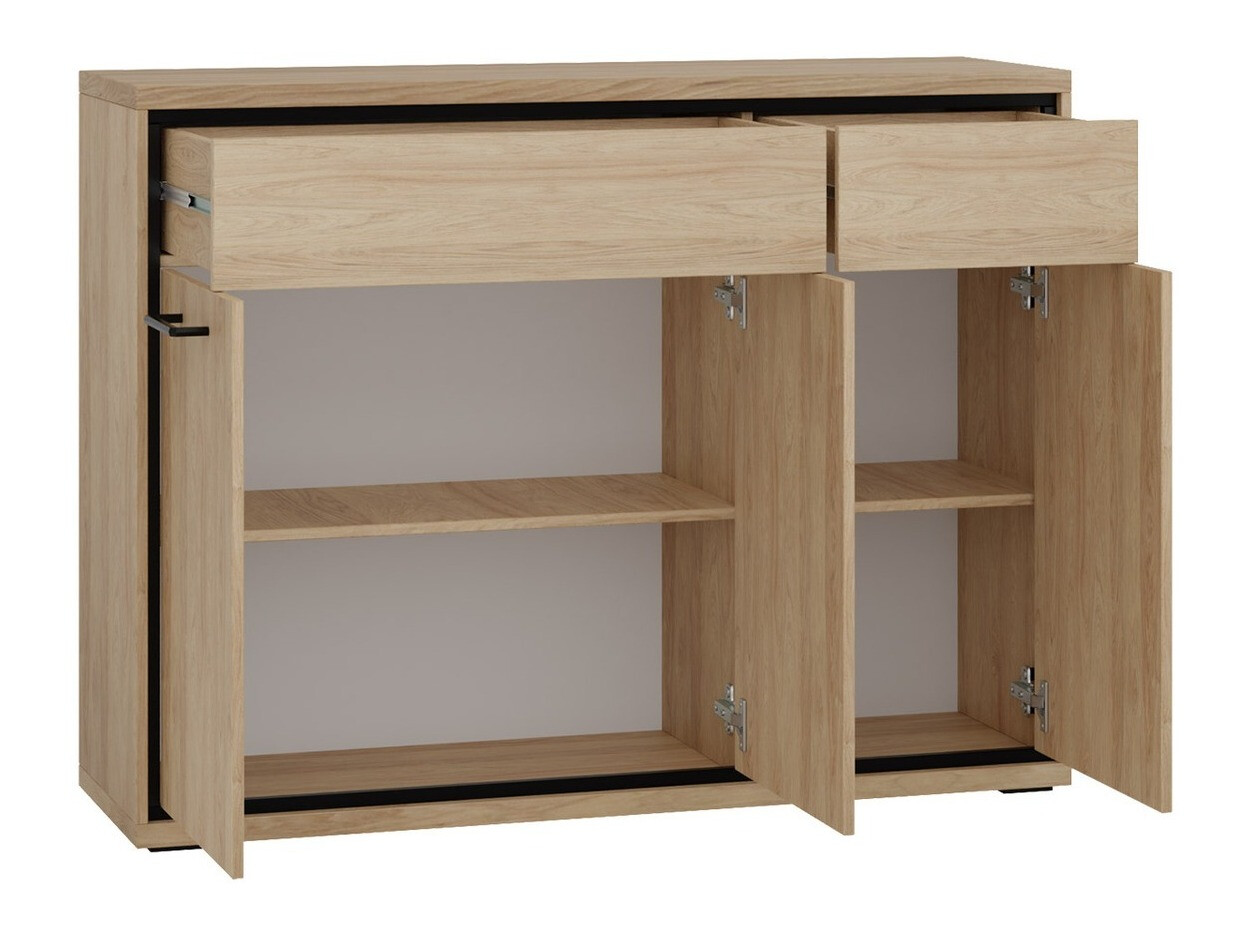 Set za dnevnu sobu Etrmoni 118 (Svetlo drvo + Hrast)