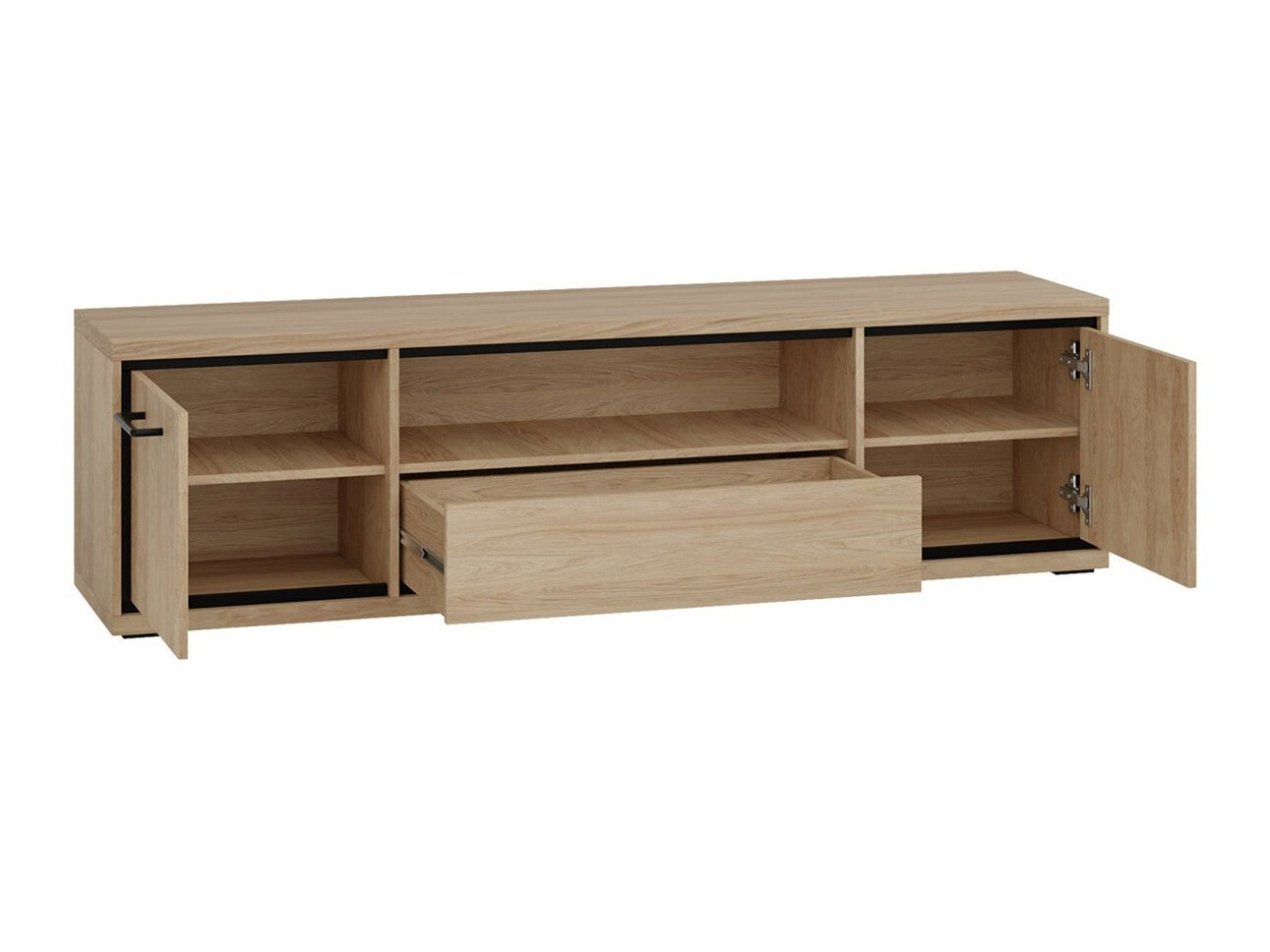 Set za dnevnu sobu Etrmoni 118 (Svetlo drvo + Hrast)