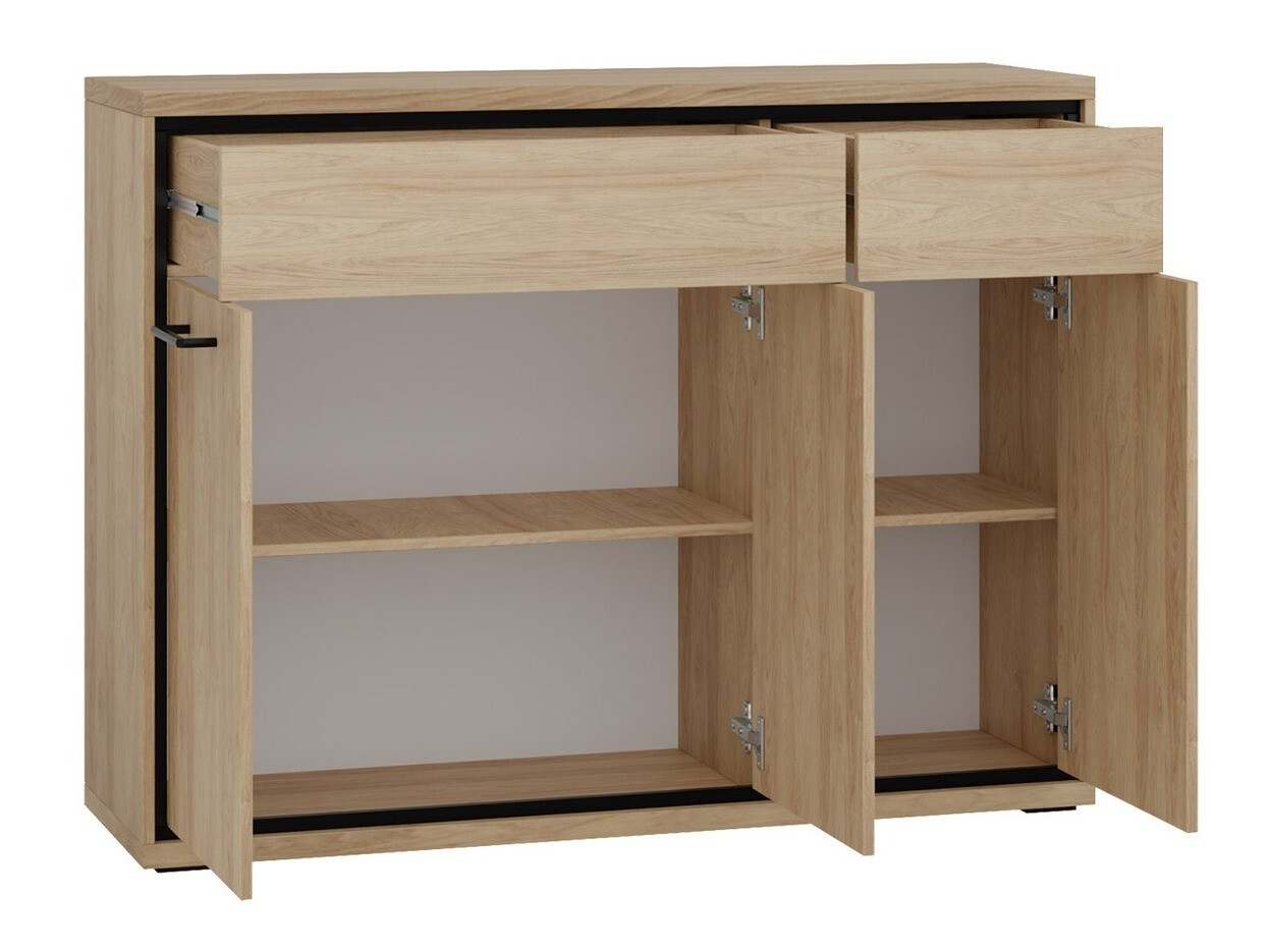 Set za dnevnu sobu Etrmoni 118 (Svetlo drvo + Hrast)