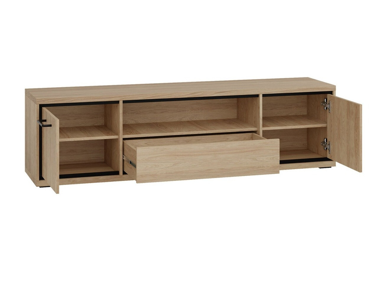 Set za dnevnu sobu Etrmoni 118 (Svetlo drvo + Hrast)