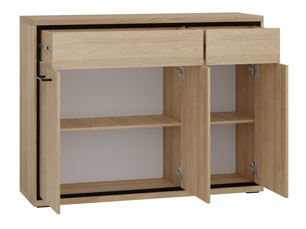 Set za dnevnu sobu Etrmoni 118 (Svetlo drvo + Hrast)