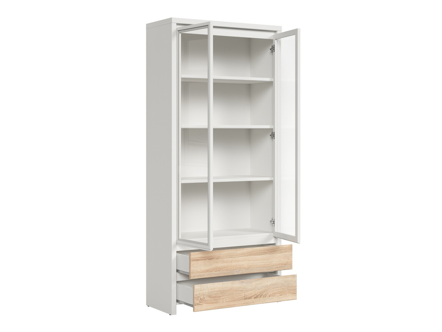 Polica Nolroma 113 (Belo + Sonoma hrast)