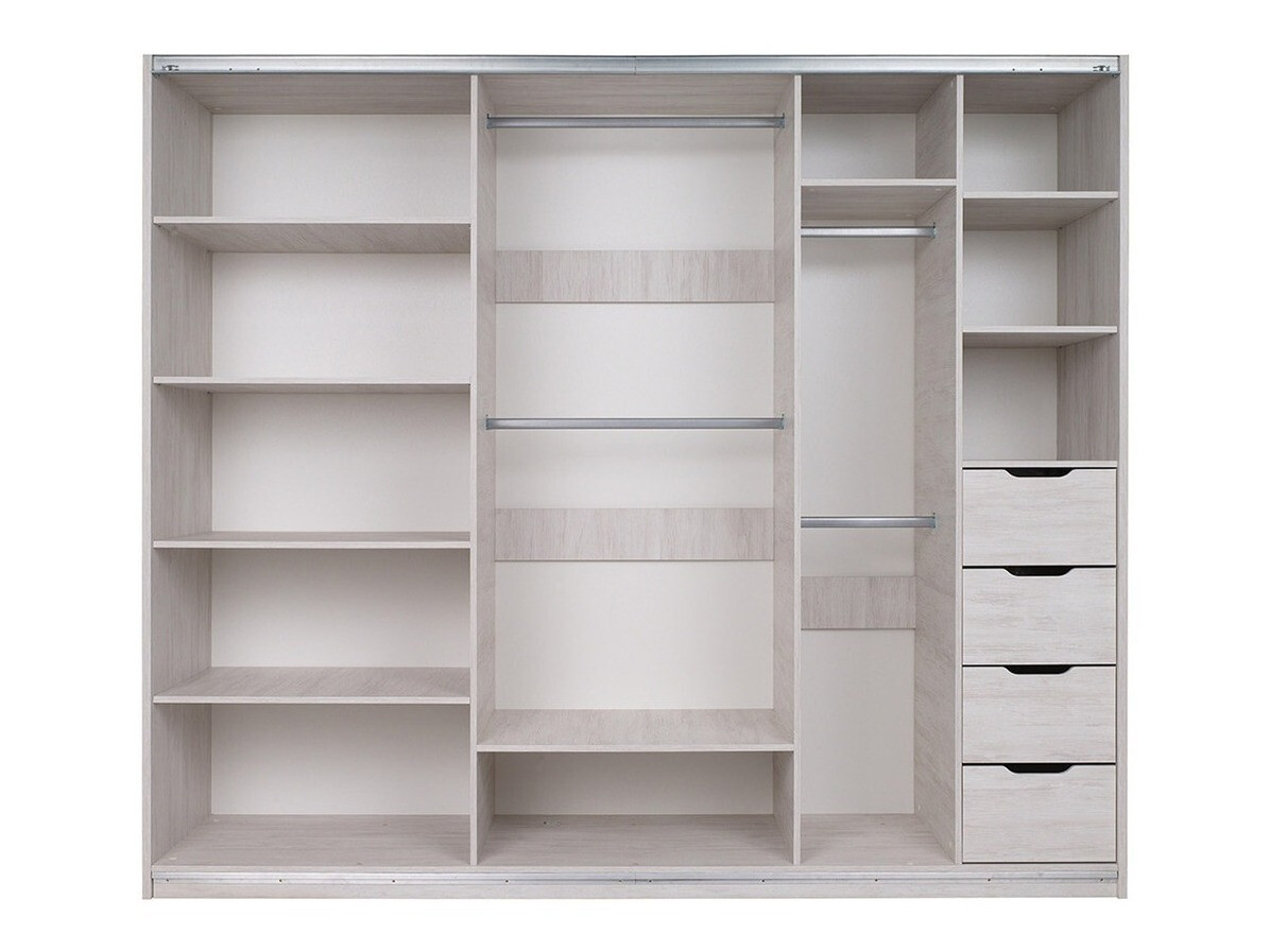 Set spavaća soba Fivelbo 120 (Manastirski hrast + Crna visoki sjaj)