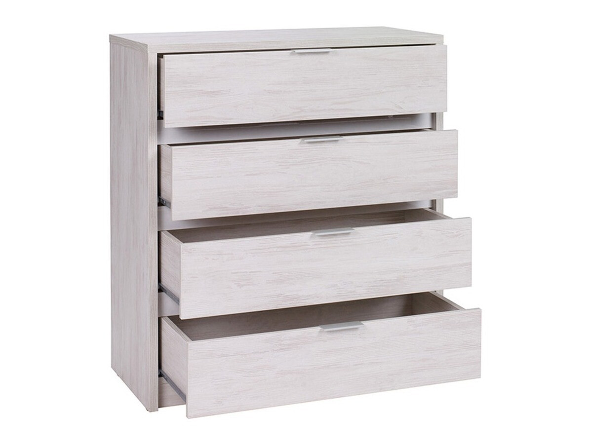 Set spavaća soba Fivelbo 121 (Manastirski hrast + Crna visoki sjaj)