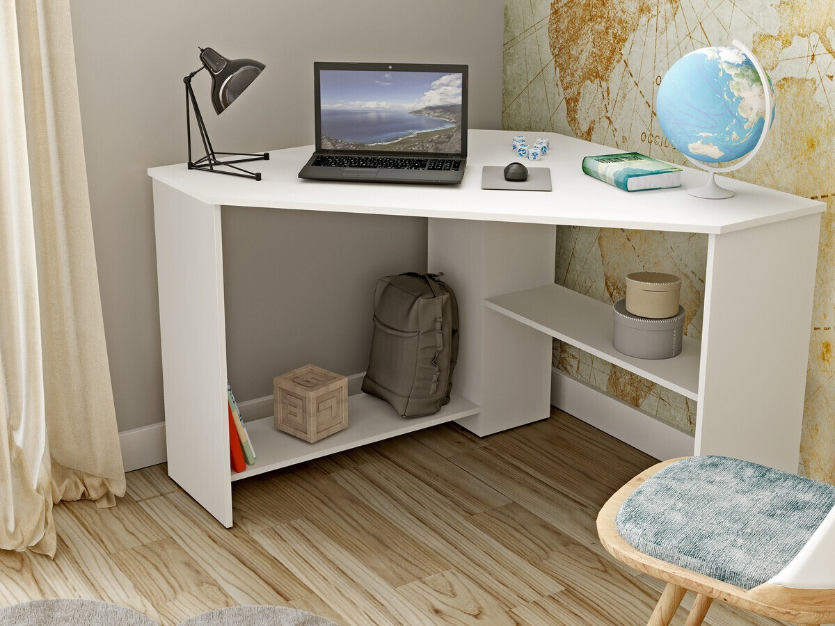 Ugaoni kancelarijski sto Austin 302 (Belo)