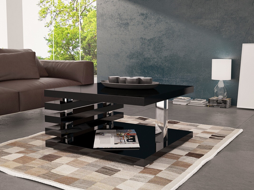 Stočić za kafu Goodyear 122 (Crna visoki sjaj)