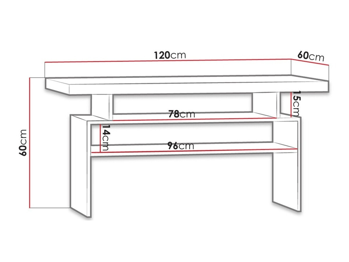 Stočić za kafu Serfeno 109 (Craft vhite)
