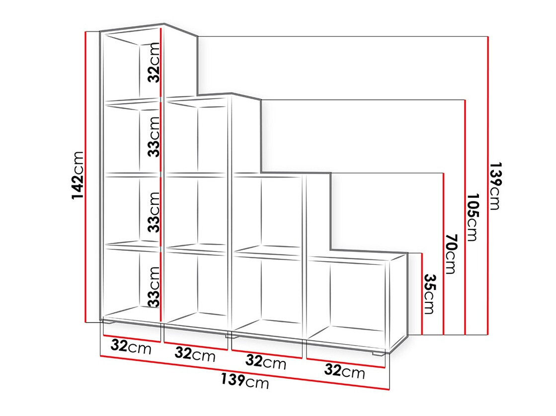 Polica Sarasota 111 (Belo)