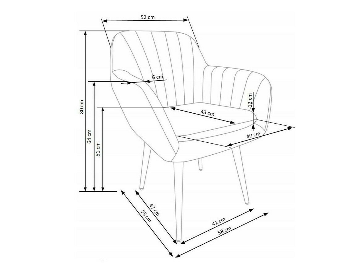 Stolica Houston 1220 (Tamno zelena)