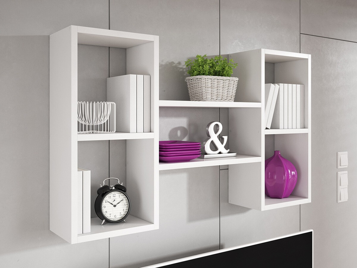 Zidna polica Sarasota 112 (Belo)