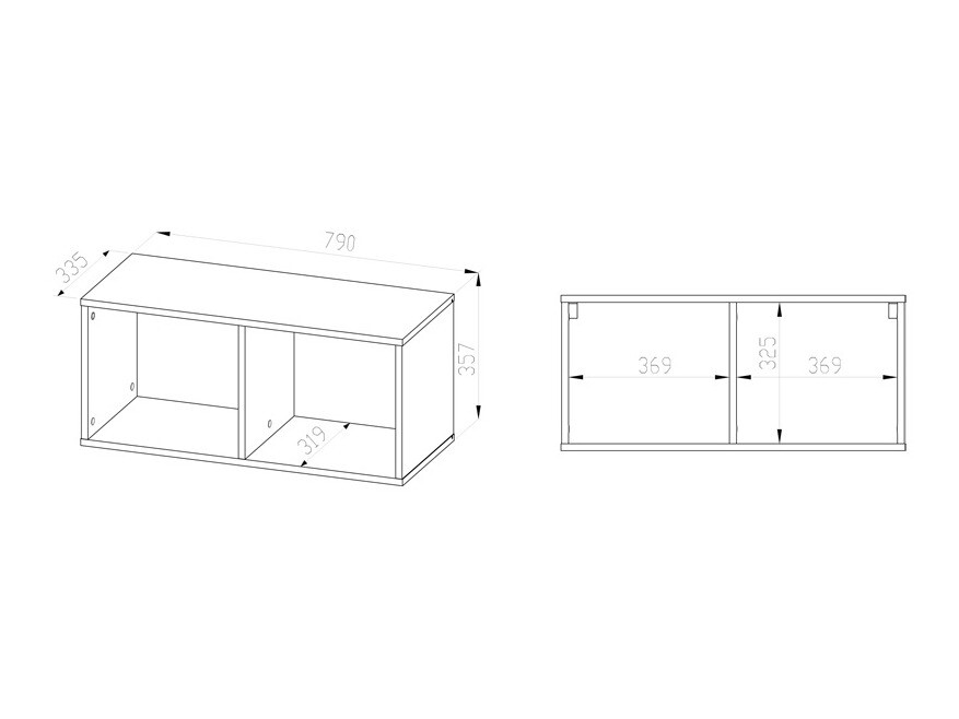 Zidna polica Tolbelo 114