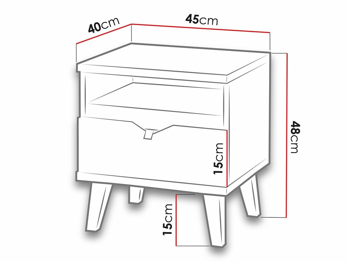 Noćni ormarić Etrmoru 131