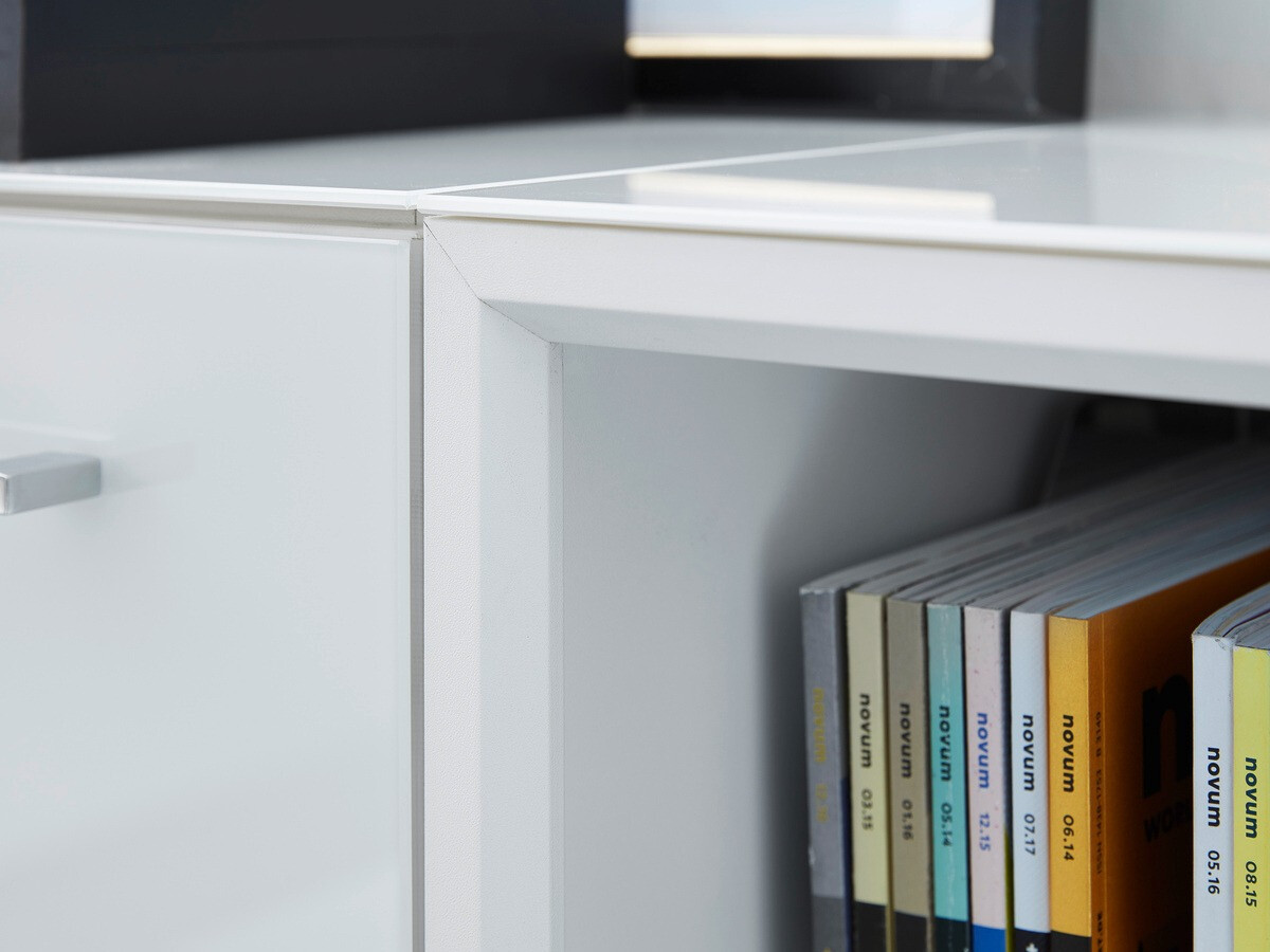 Polica Catcamu 103 (Sjajno belo)