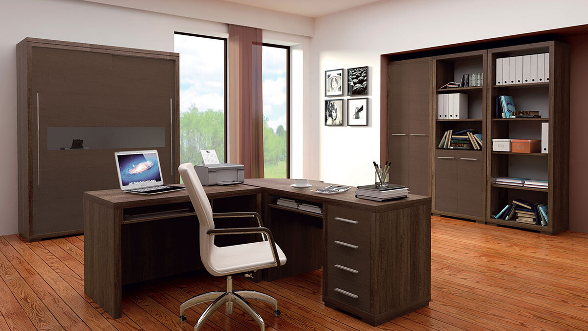 Polica Fiomeri 124 (Tamni hrast Santana)