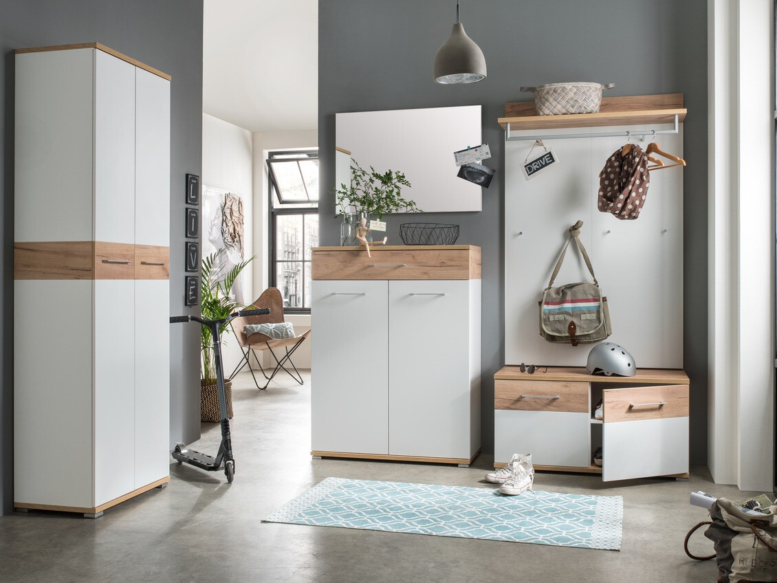 Cipelarnik Nuveno 102 (Belo + Navarra hrast)