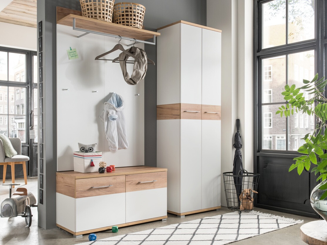 Cipelarnik Nuveno 102 (Belo + Navarra hrast)