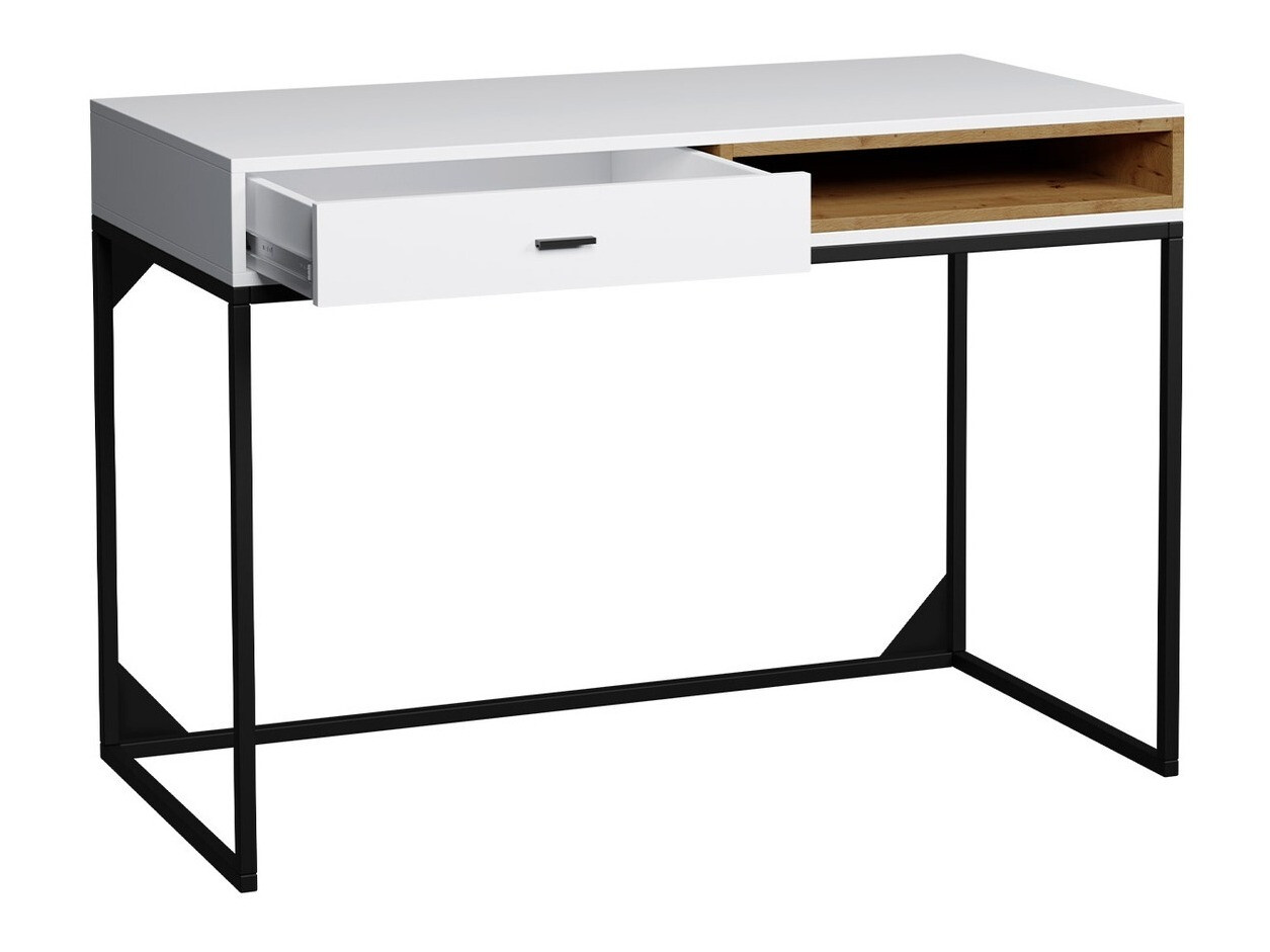 Set za kućnu kancelariju Baltesi 116 (Zanatski hrast + Crno)