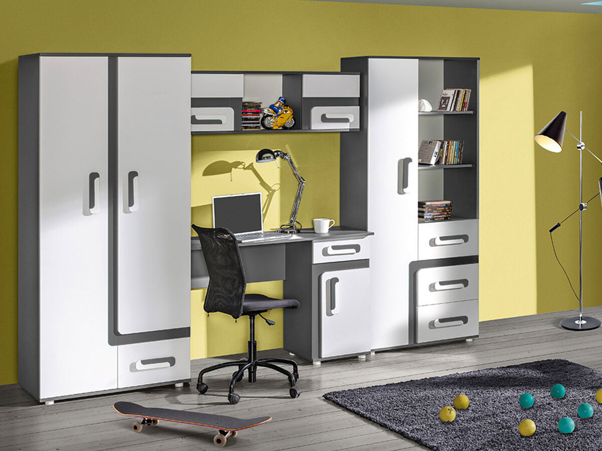 Polica Aviseve 105 (Antricit (ugalj) + Belo)