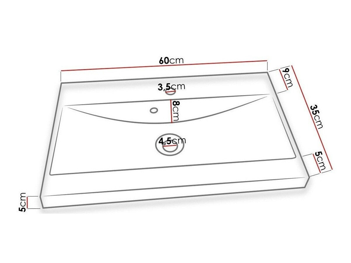 Set za kupatilo Sarasota 109 (Belo + Sjajno belo)