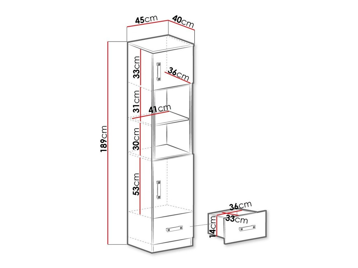 Polica Sorviru 104 (Belo + Roza)