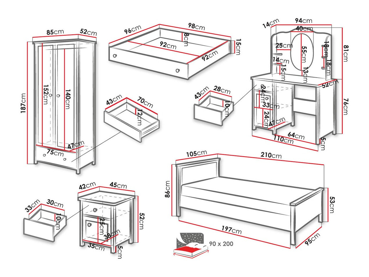 Set nameštaja Romelbo 120