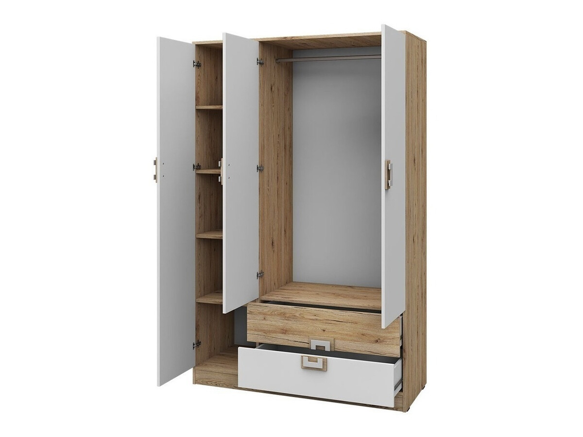 Set nameštaja Tolfere 107 (Svetli javor + Belo)