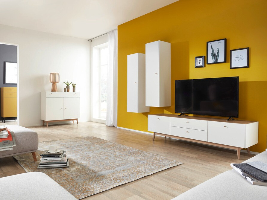 Zidna polica Sacramento 500 (Belo)