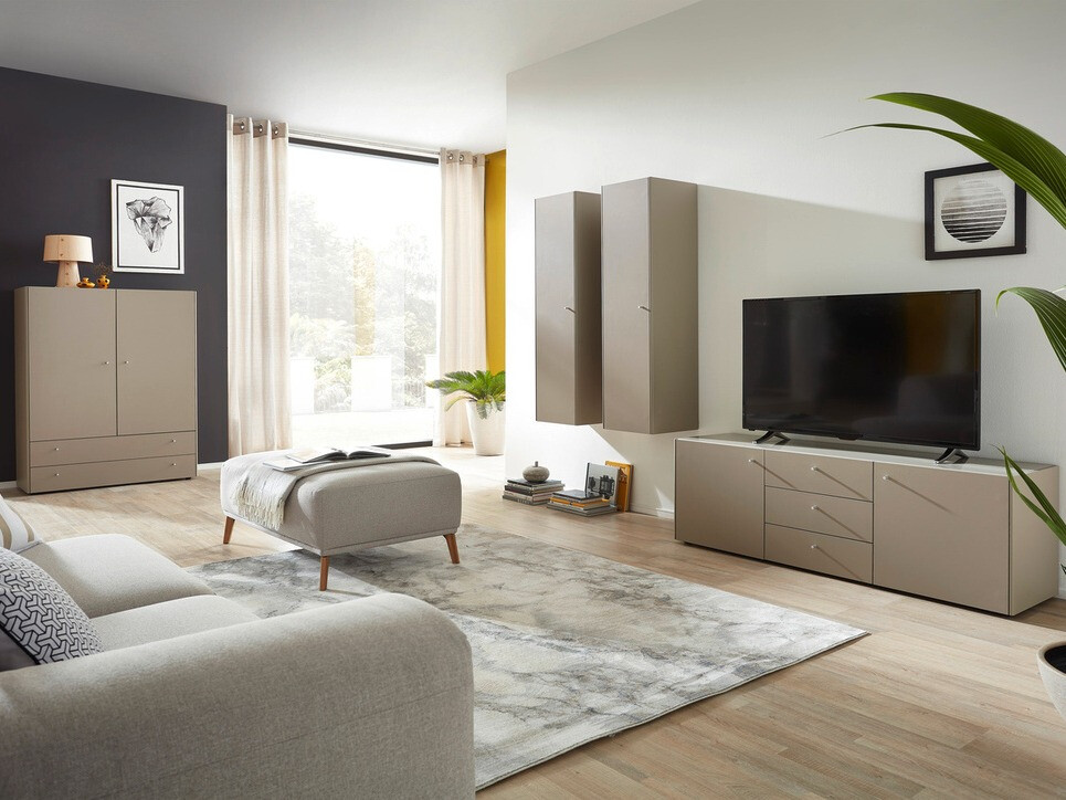 Zidna polica Sacramento 500 (Sivo)