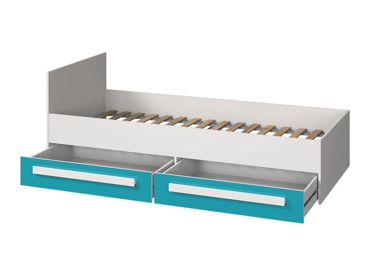 Dečija soba Merevari 108 (Belo + Sjajno belo + Sivo)