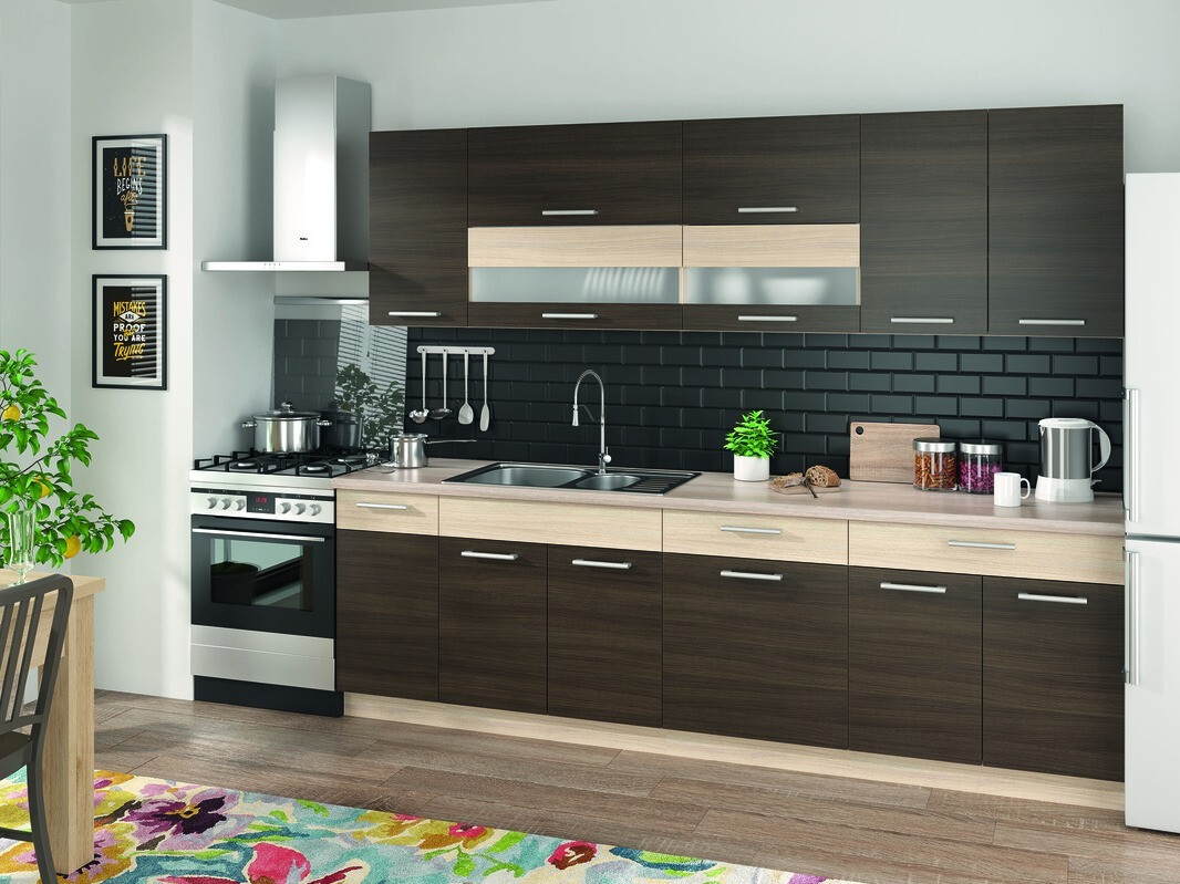 Modularni ormar za ugradne uređaje Mode Dark 114