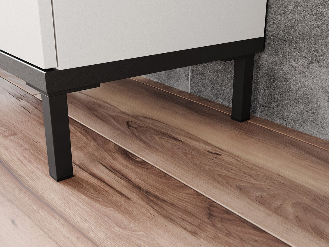 Ormarić za kupatilo Ruvlevu 101 (Svetloosiva + Orah)