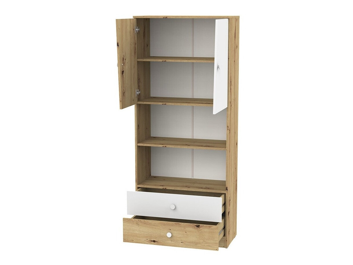 Set nameštaja Almira 115 (Artisan hrast + Belo)