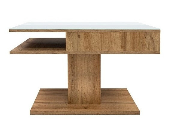 Stočić za kafu Boston 208 (Hrast Votan + Belo)