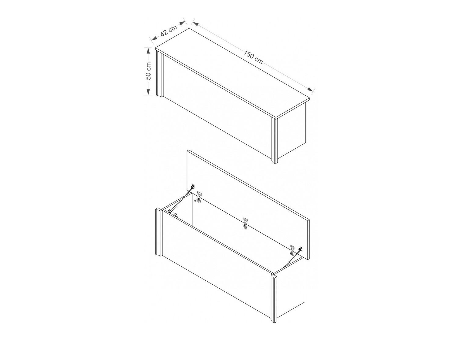 Kutija Elialo 116 (Sonoma hrast)