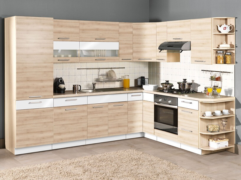 Modularni ormar sa fiokom i vratima Mode Beech 117