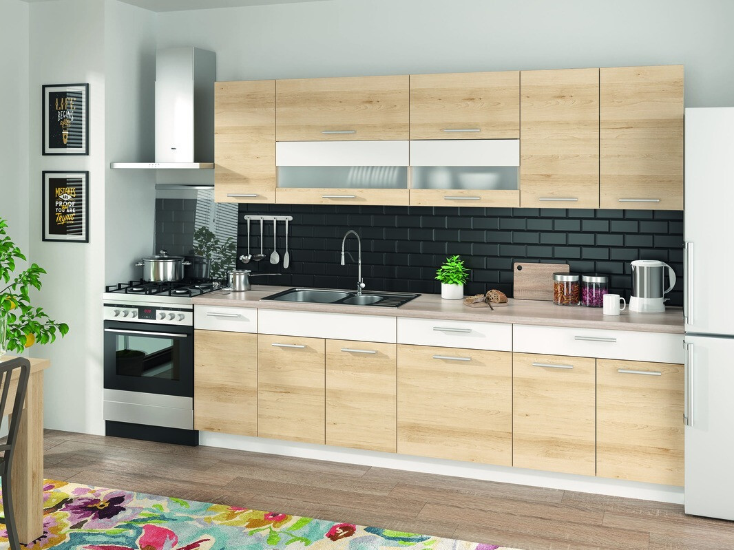 Modularni ormarić za sudoperu sa vratima Mode Beech 116