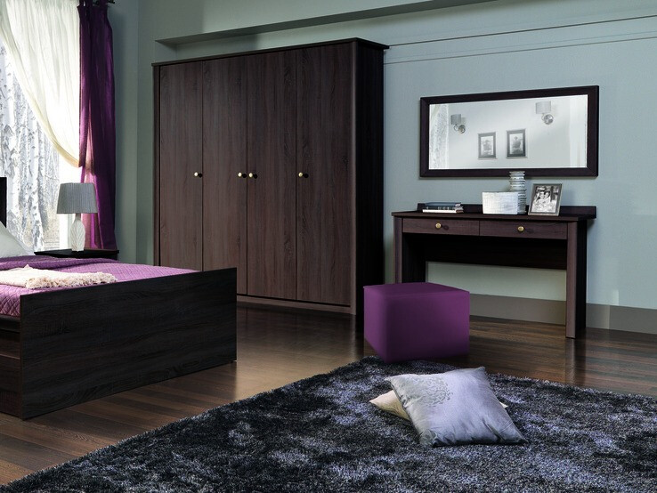 Toaletni sto Elialo 107 (Tamni Sonoma hrast)