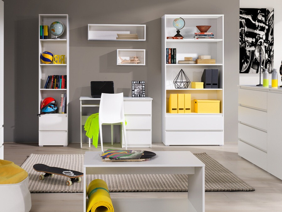 Zidna polica Cirdora 110 (Belo)