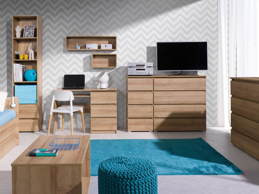 Zidna polica Cirdora 110 (Riviera hrast)