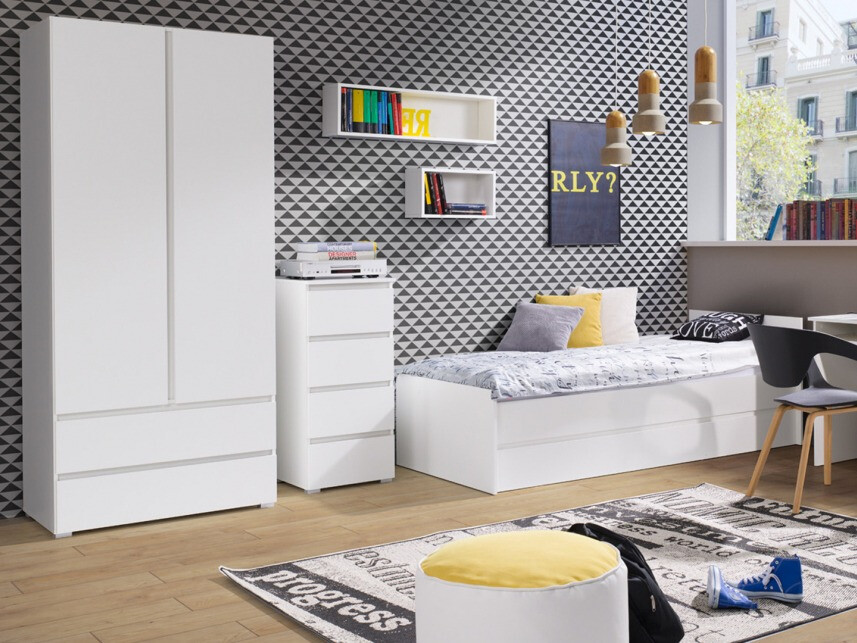 Zidna polica Cirdora 111 (Belo)