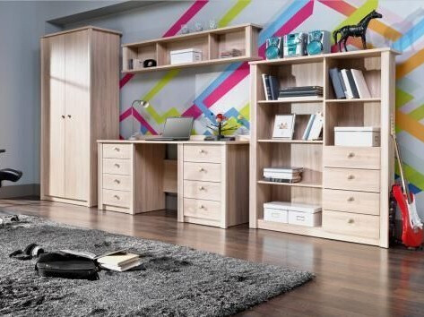 Zidna polica Elialo 114 (Sonoma hrast)