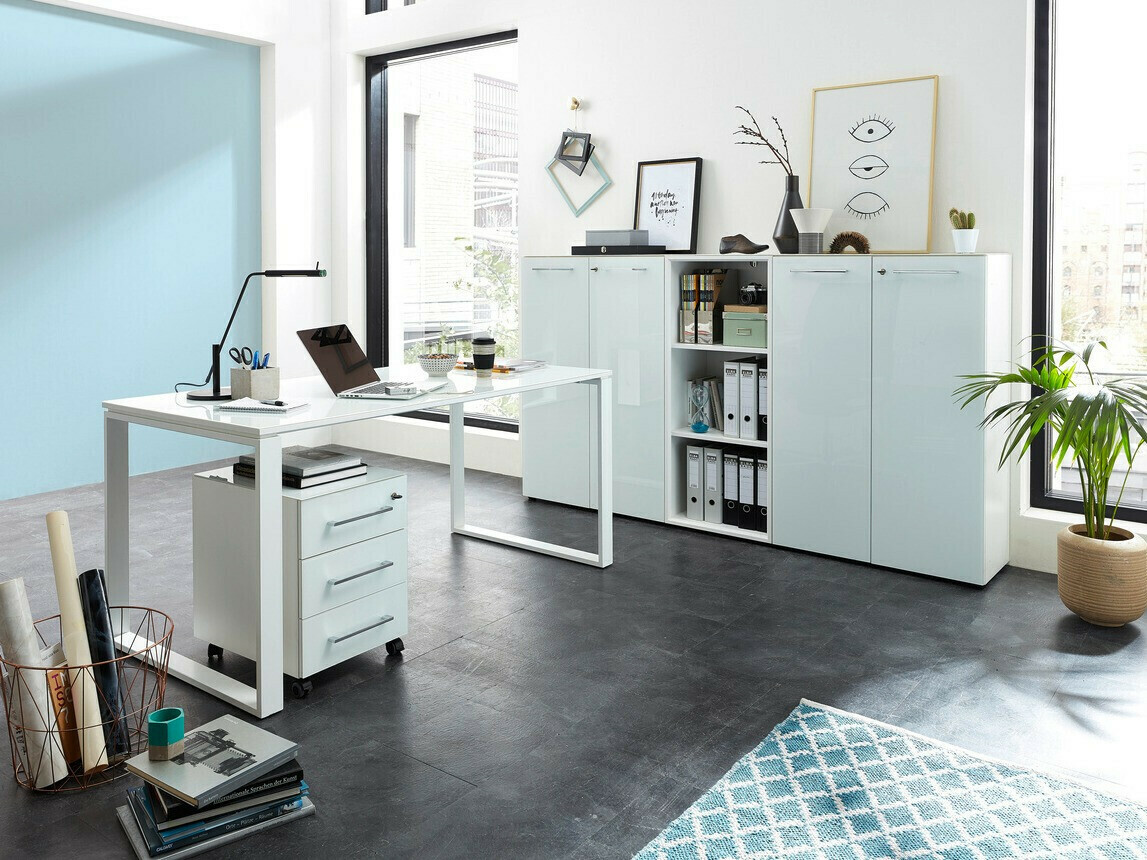 Ormarić Catcamu 102 (Sjajno belo)