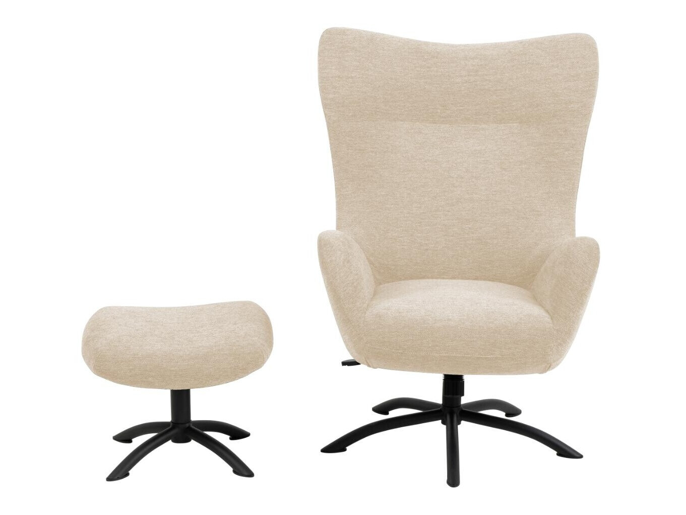 Fotelja Norsica 490 (Crno + Krem)