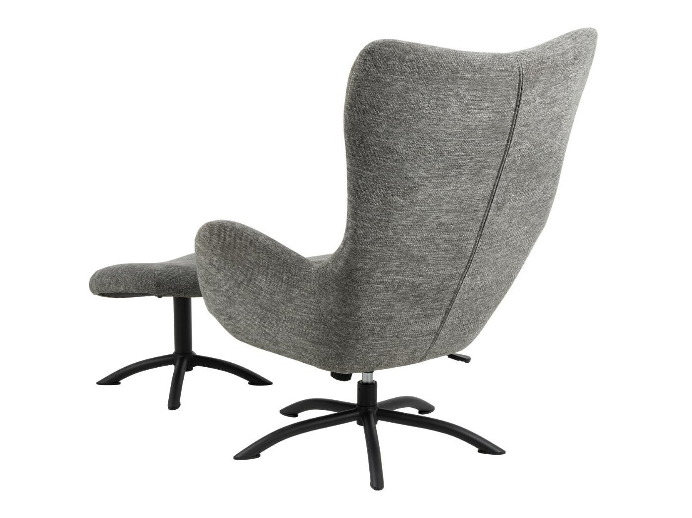 Fotelja Norsica 490 (Crno + Sivo)