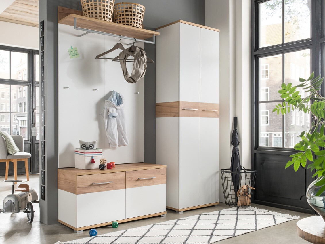 Ormar Nuveno 104 (Belo + Navarra hrast)